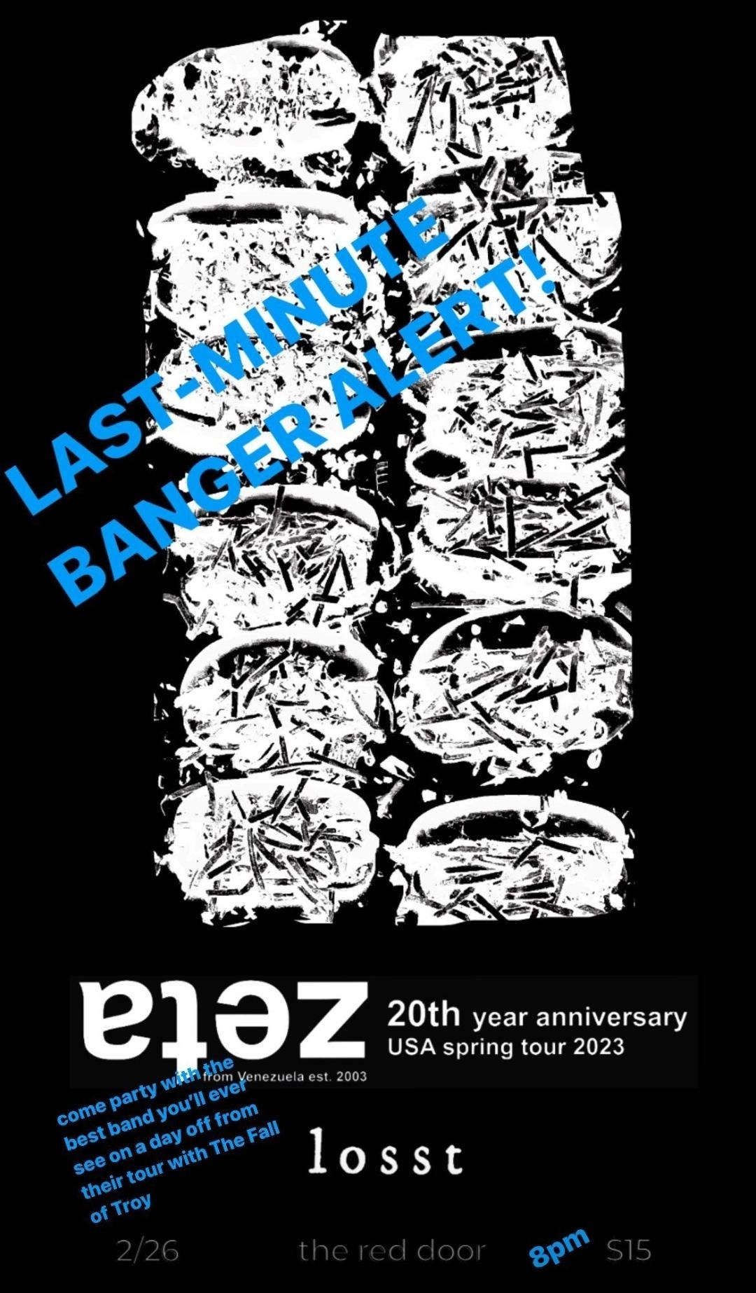 Flyer for 'zeta (venezuela), losst (pvd)'