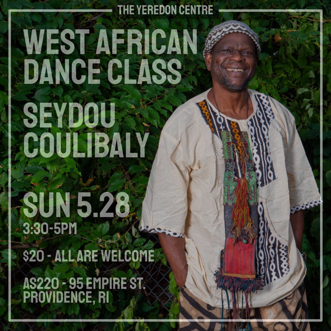 Flyer for 'West African Dance Class'
