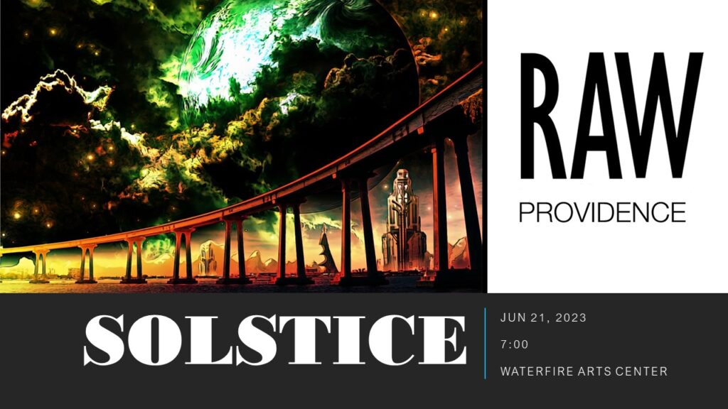 Flyer for 'RAW Providence presents: Solstice'