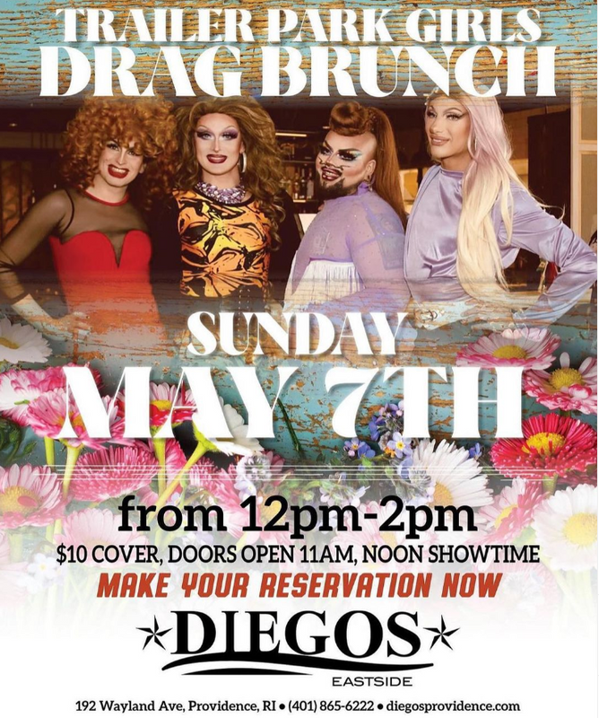 Flyer for 'Drag brunch'