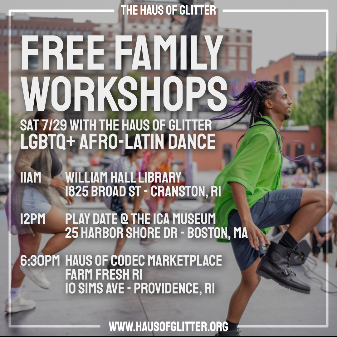 Flyer for 'LGBTQ+ Afro-Latin Dance Workshop'