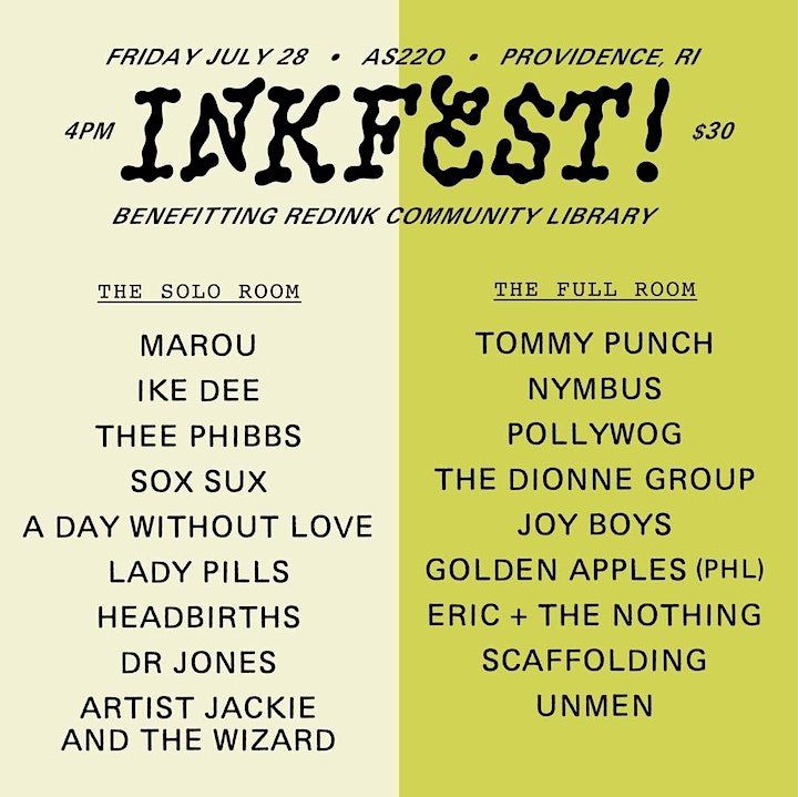 Flyer for 'Ink Fest'