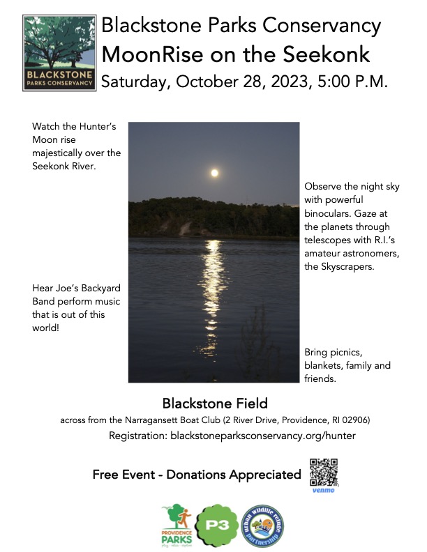 Flyer for 'Moonrise on the Seekonk'