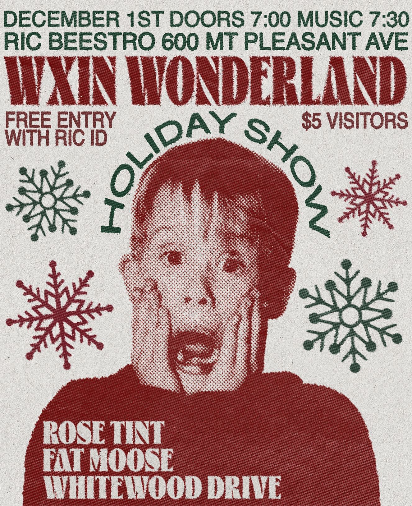 Flyer for 'WXIN Wonderland'