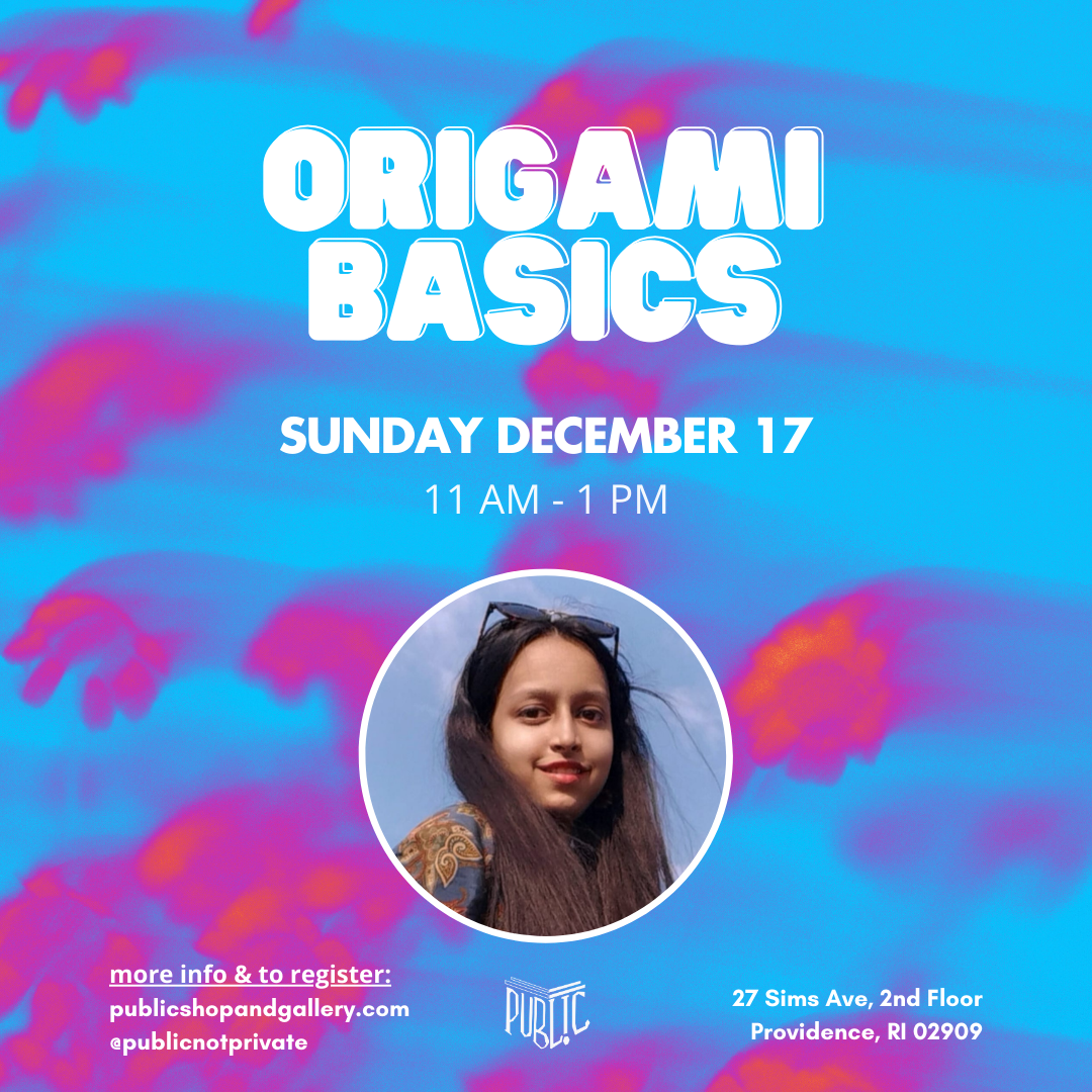 Flyer for 'Origami Basics / The Folded Universe'