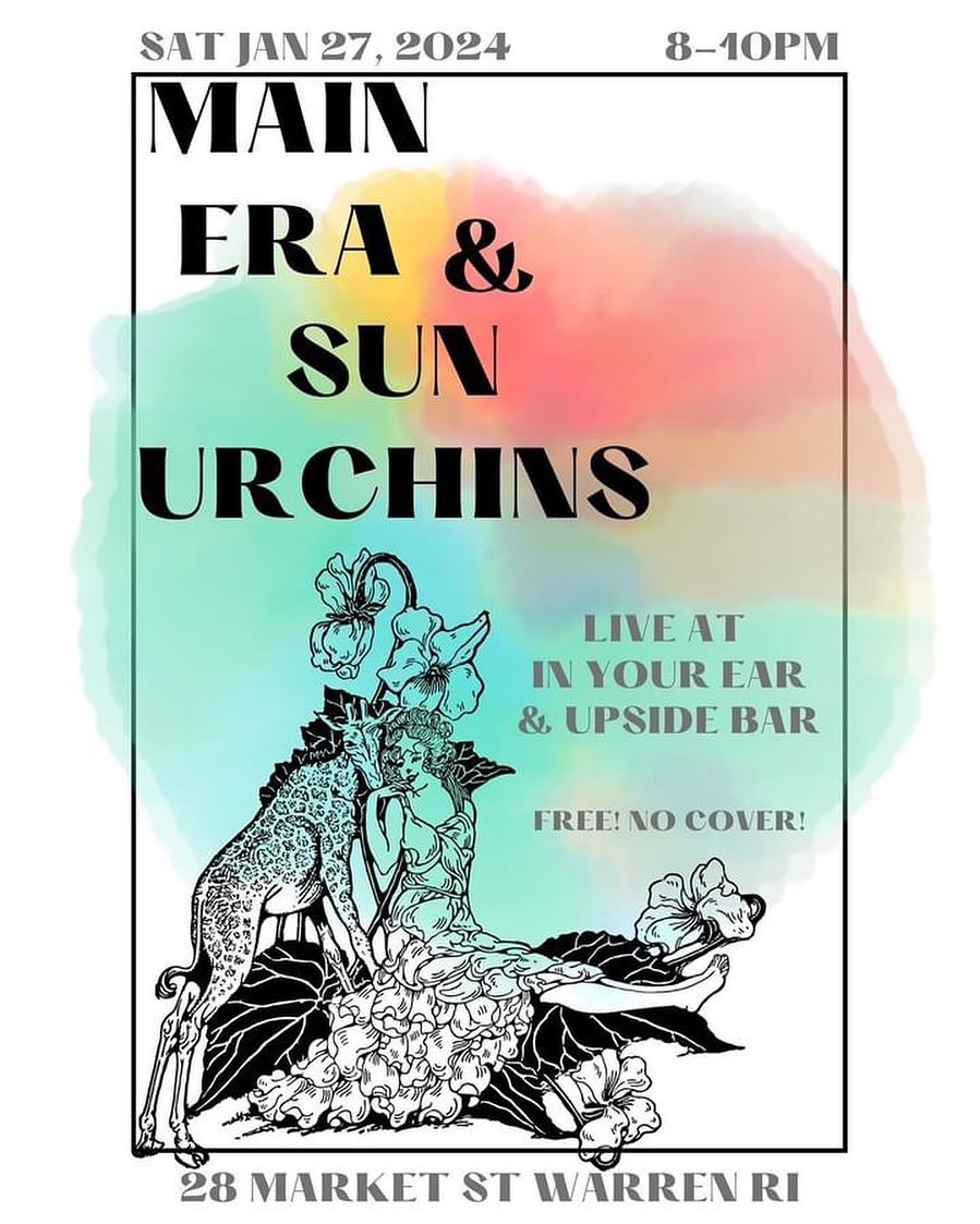 Flyer for 'Main Era, Sun Urchins'