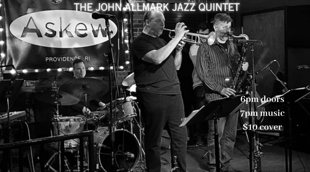 Flyer for 'The John Allmark Jazz Quintet'