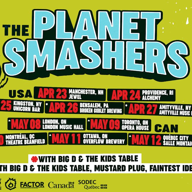 Flyer for 'The Planet Smashers, Brunt of It, So Many Dangers'