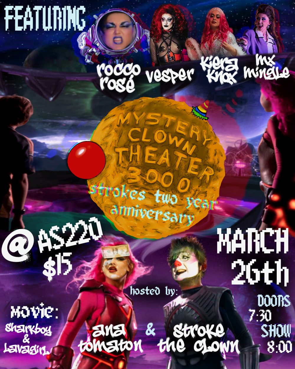 Flyer for 'It Comes In Waves: Special Film Screening + Musical Guests'