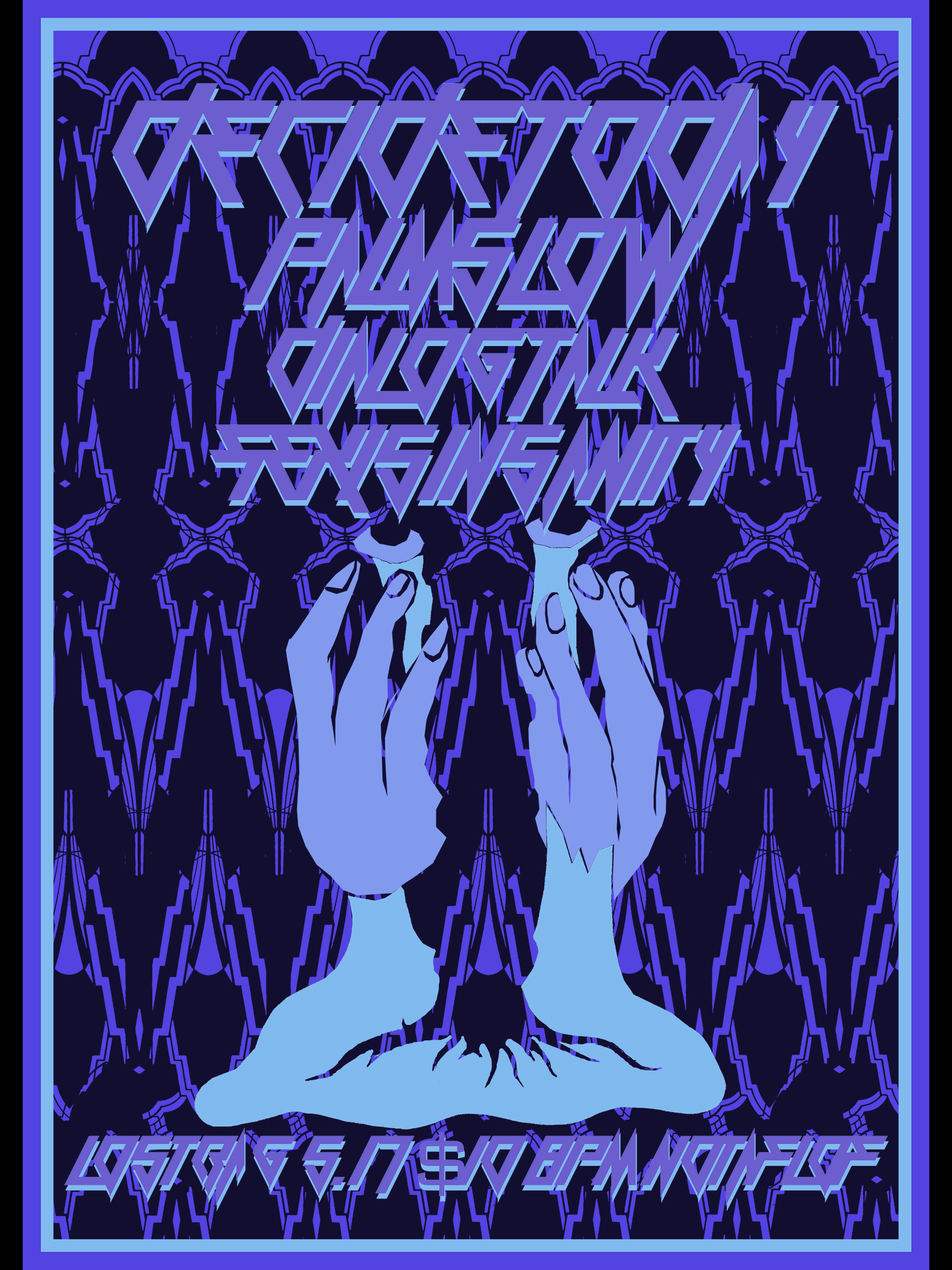 Flyer for 'DECIDE TODAY/ Palmslow/Dialog Talk/ SexIsInsanity'