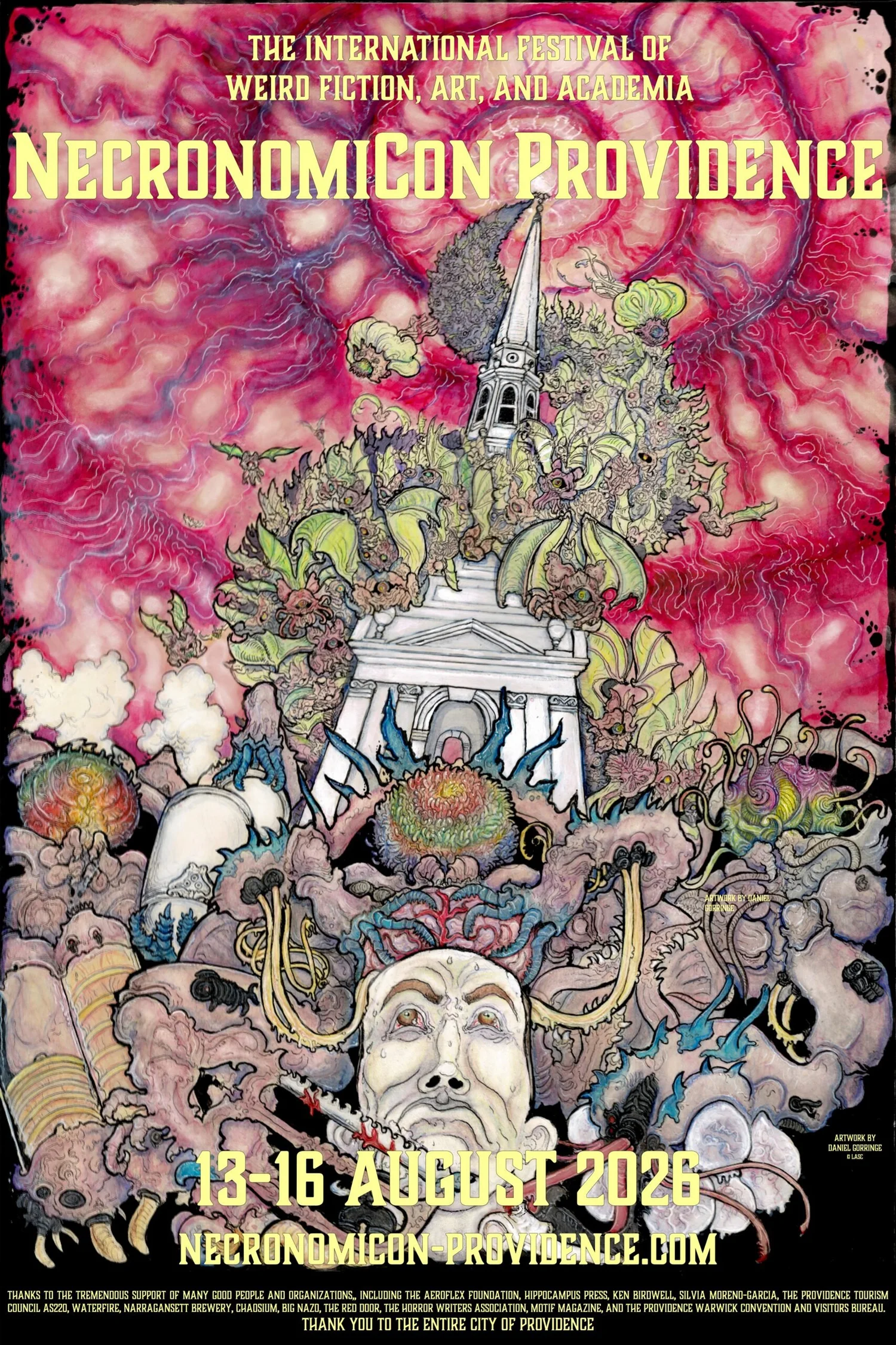 Flyer for 'Necronomicon 2026'