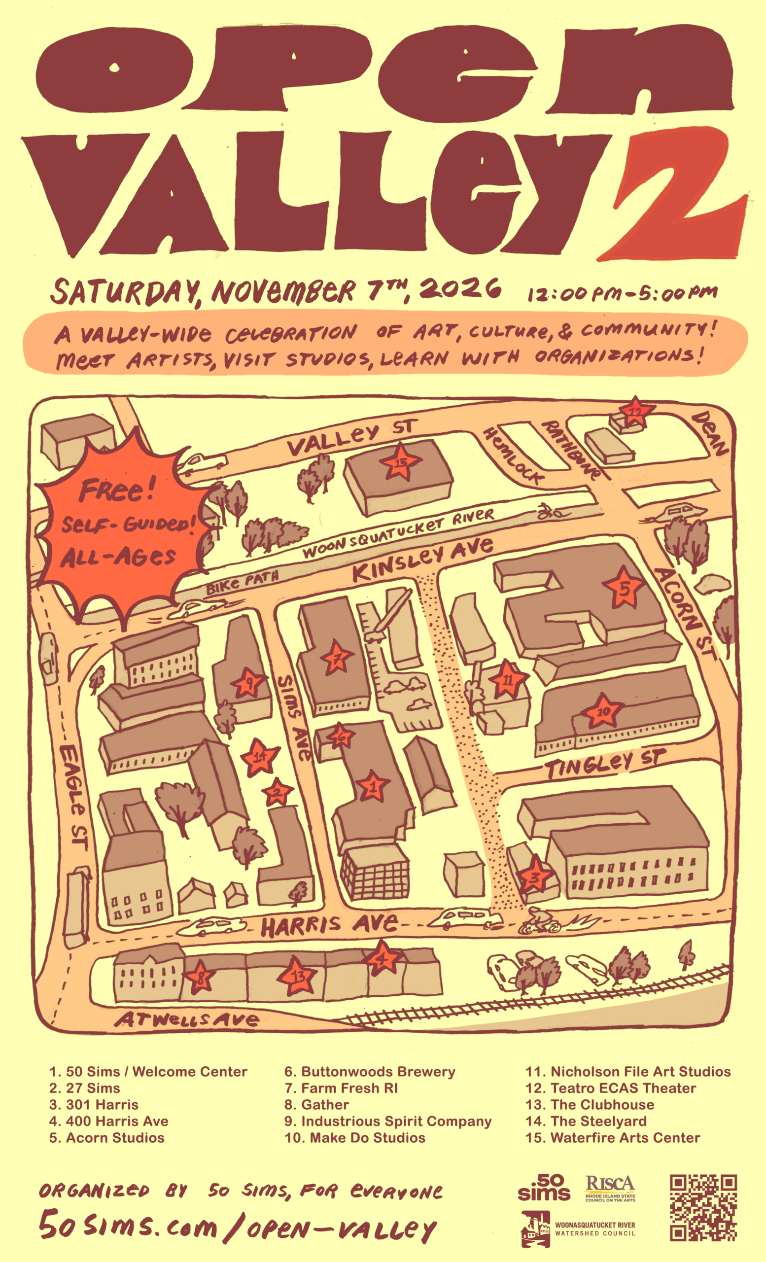 Flyer for 'Open Valley 2'